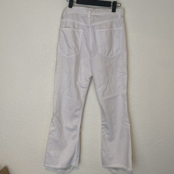 Rag & Bone Marilyn Crop Flare White Distressed NWT - Picture 7 of 11